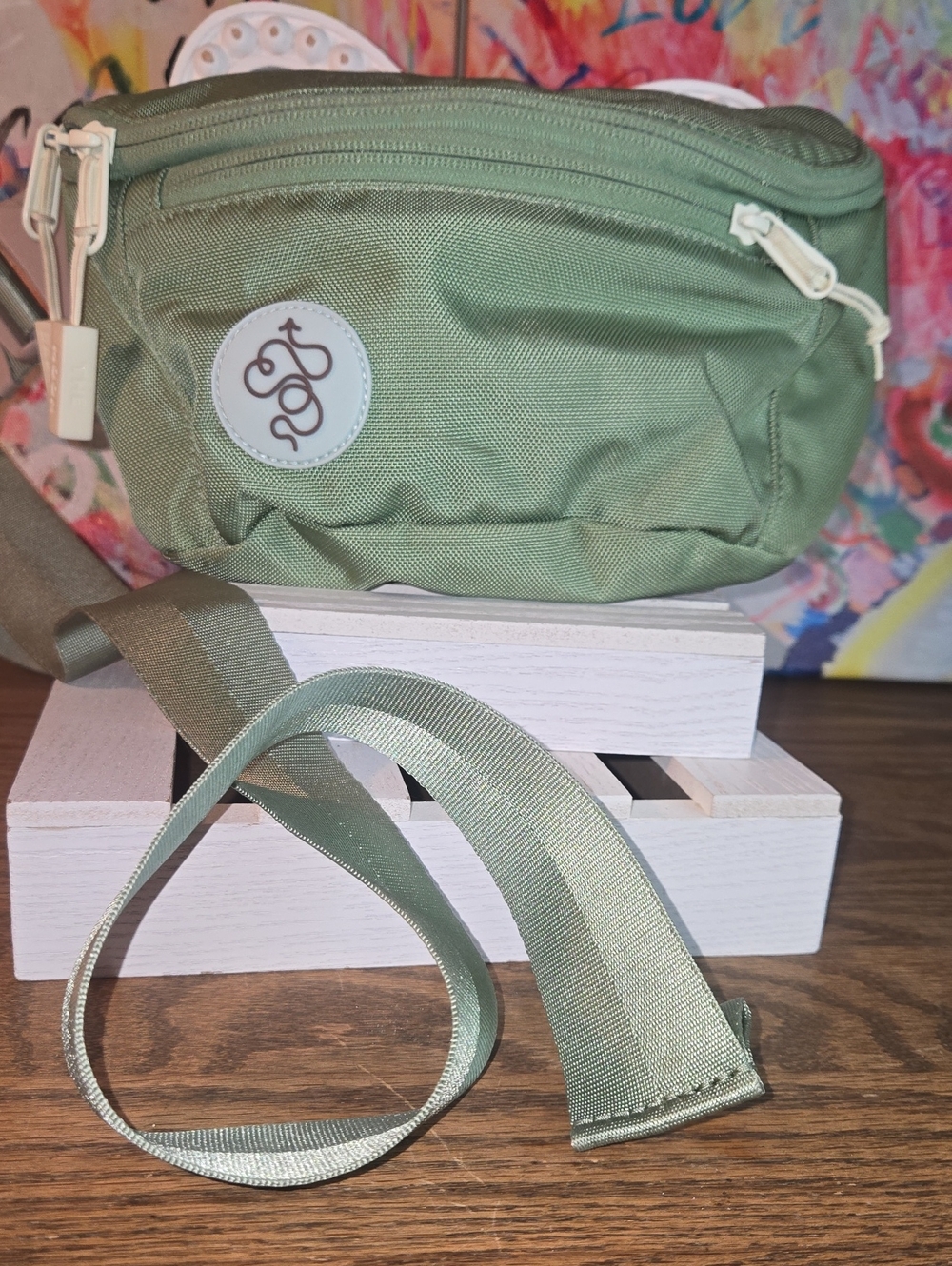 Kids Olive Green Waist Bag -  Stylish Fanny Pack